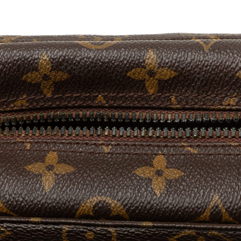 Brown Louis Vuitton Monogram Trousse Toilette 28 Pouch - Image 10