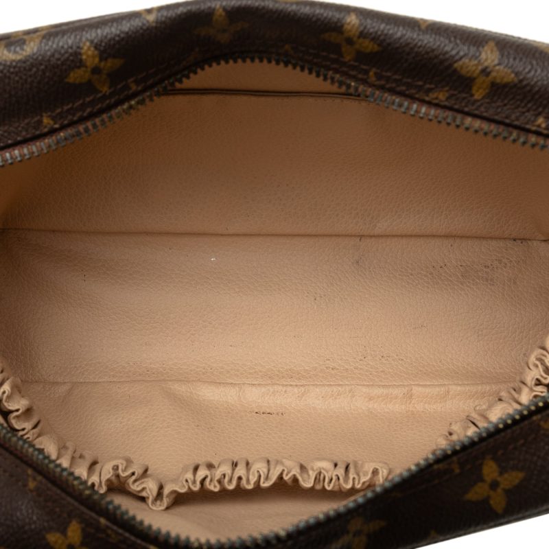 Brown Louis Vuitton Monogram Trousse Toilette 28 Pouch - Image 5