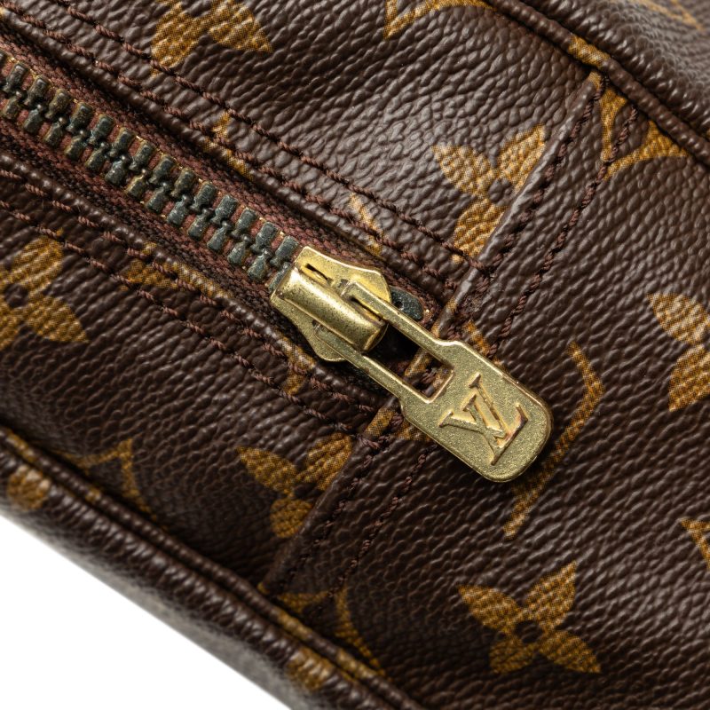 Brown Louis Vuitton Monogram Trousse Toilette 28 Pouch - Image 8
