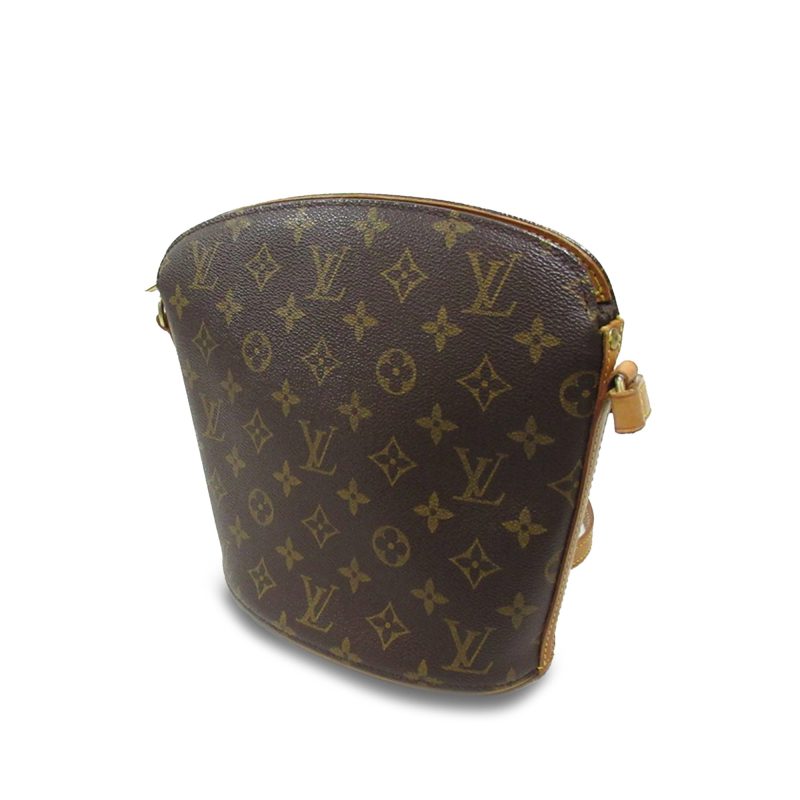Brown Louis Vuitton Monogram Drouot Crossbody Bag - Image 2