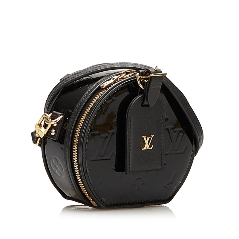 Louis Vuitton Boite Chapeau Souple Mini Black Monogram Vernis - Image 2