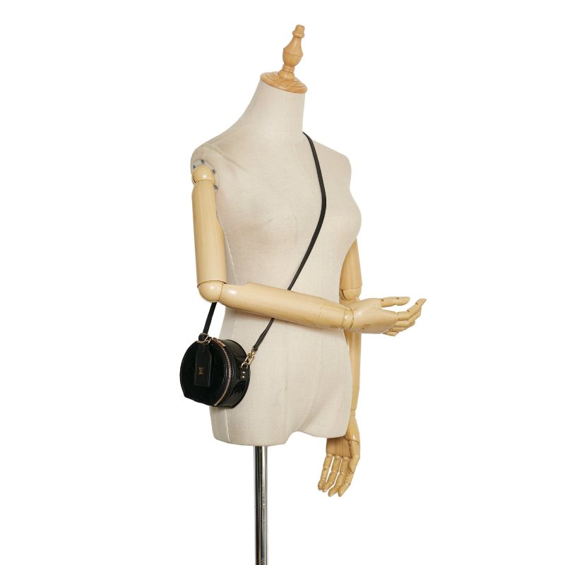 Louis Vuitton Boite Chapeau Souple Mini Black Monogram Vernis - Image 10