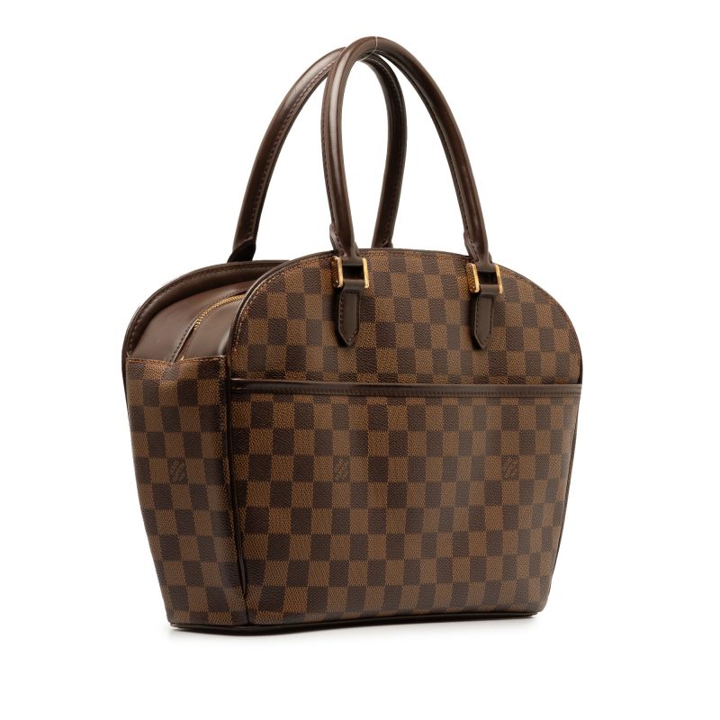 Brown Louis Vuitton Damier Ebene Sarria Horizontal Handbag - Image 2