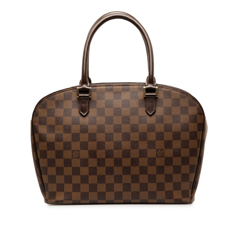 Brown Louis Vuitton Damier Ebene Sarria Horizontal Handbag - Image 3
