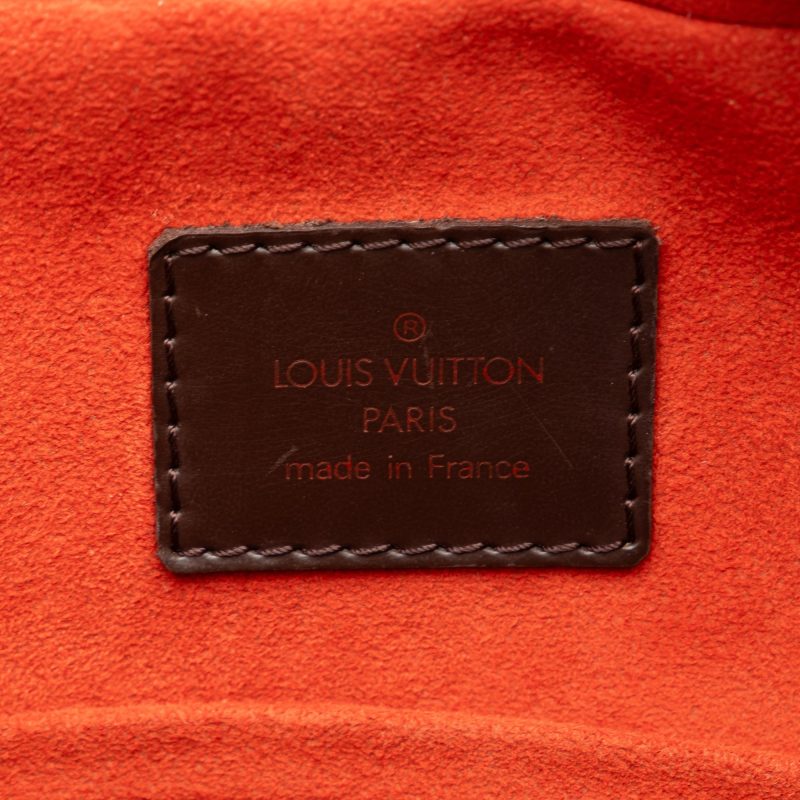 Brown Louis Vuitton Damier Ebene Sarria Horizontal Handbag - Image 6