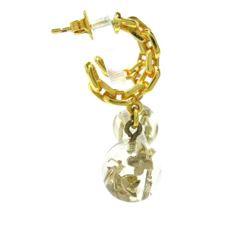 Gold Louis Vuitton Crystal Gamble Cocktail Ring - Image 2