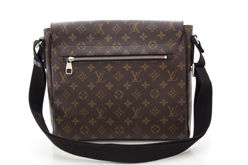 Louis Vuitton Brown & Black Silk BB Bandeau Scarf - Image 4