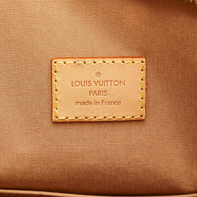 Brown Louis Vuitton Monogram Vernis Reade PM Handbag - Image 6