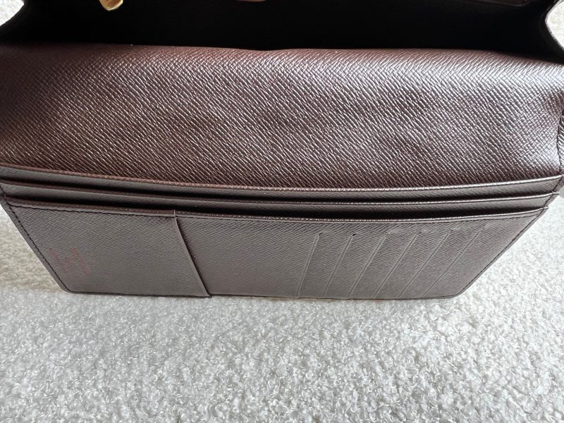 Louis Vuitton Brazza Wallet Monogram Upside Down Canvas Infrarouge Initials - Image 15
