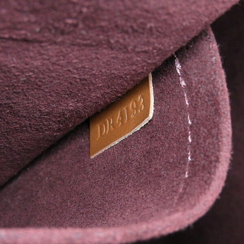 LOUIS VUITTON Belmont Damier Ebene Shoulder Bag Brown - Image 5