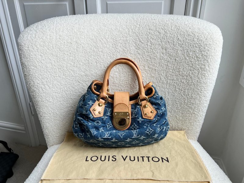 Louis Vuitton Blue Empreinte Monogram Twice Bag