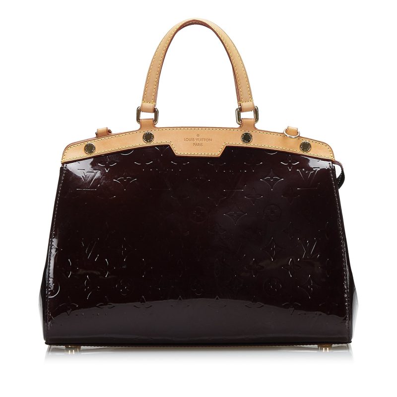 Louis Vuitton Brea MM Purple Monogram Vernis - Image 2