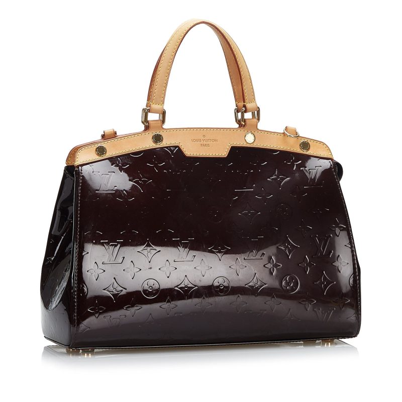 Louis Vuitton Brea MM Purple Monogram Vernis - Image 3