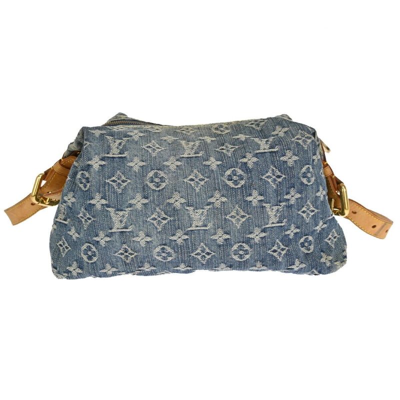 LOUIS VUITTON Baggy Blue M95048 Monogram Denim Size GM - Image 2