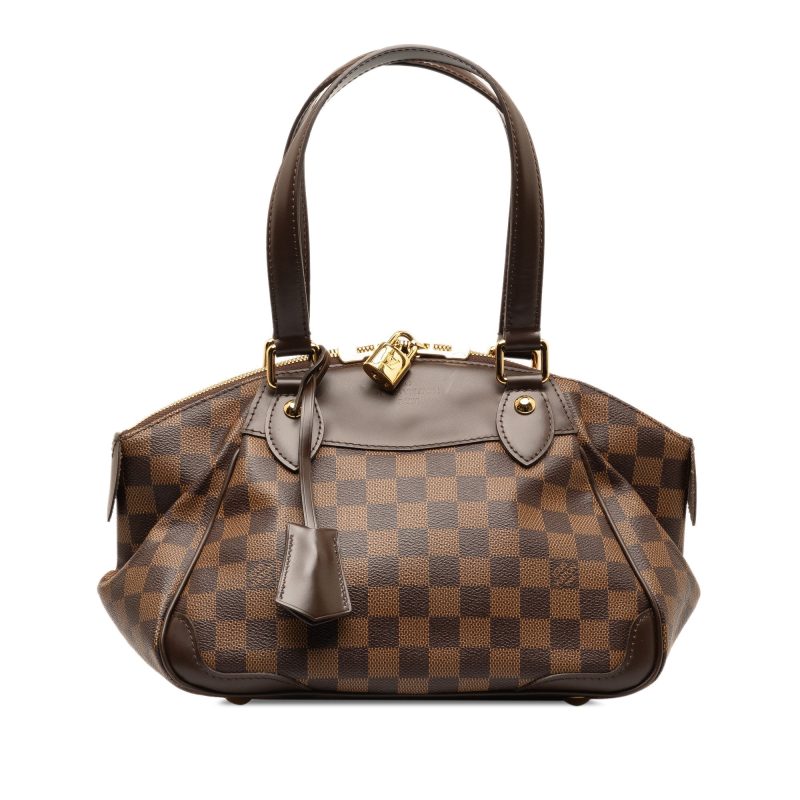 Brown Louis Vuitton Damier Ebene West End PM Travel Bag