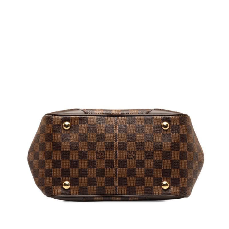 Brown Louis Vuitton Damier Ebene West End PM Travel Bag - Image 4