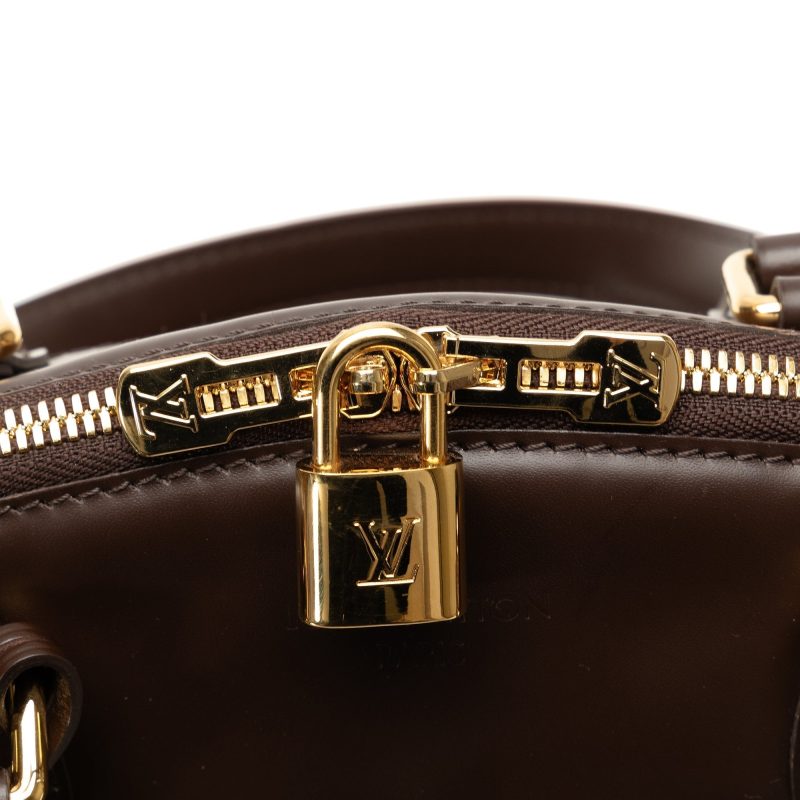 Brown Louis Vuitton Damier Ebene West End PM Travel Bag - Image 8