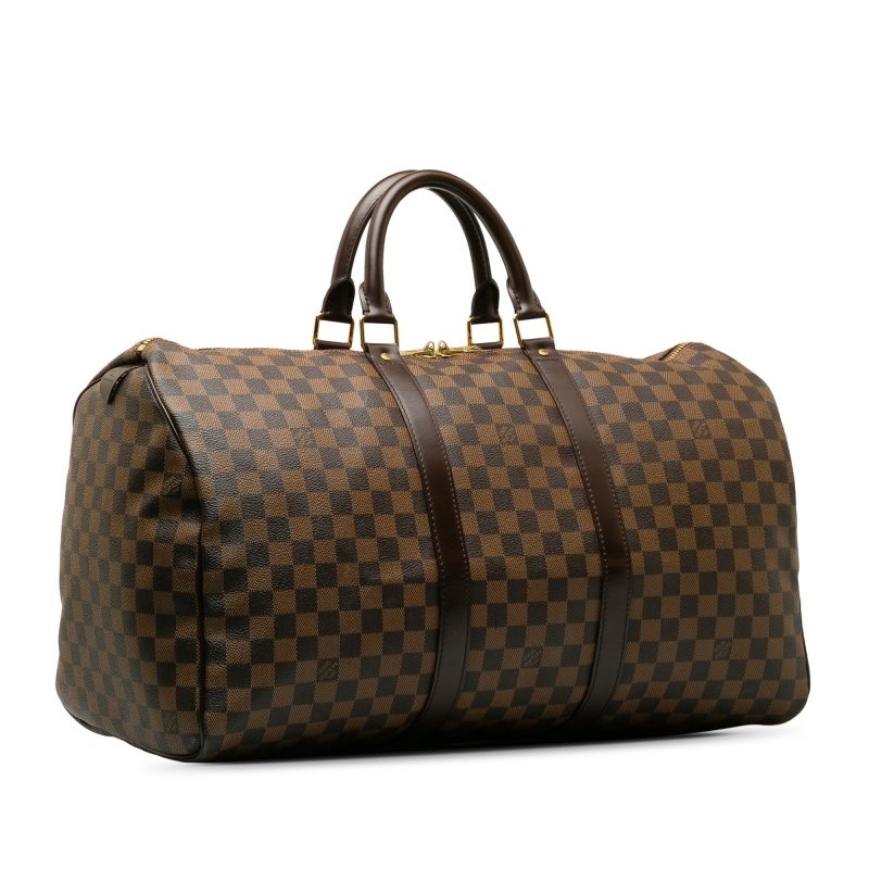 Brown Louis Vuitton Damier Ebene Manosque GM Tote Bag - Image 2