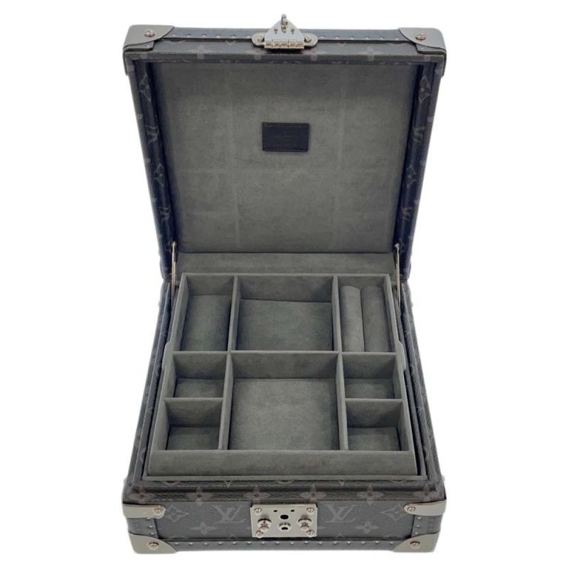 LOUIS VUITTON Coffret Joaillerie Noir Monogram - Image 5