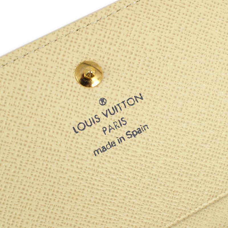 Louis Vuitton Damier Azur Portefolio Sarah N63208 Wallet Comedy - Image 6