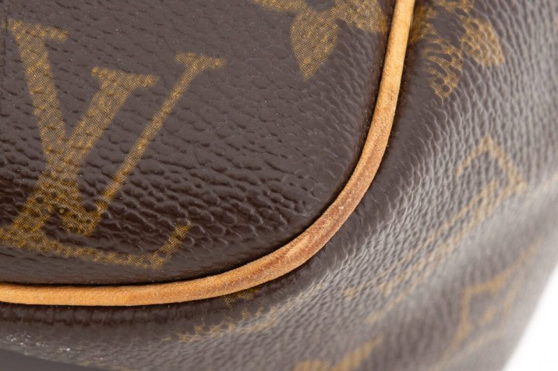 Louis Vuitton Brown Canvas Monogram & Multicolor Holiday Pochette - Image 6