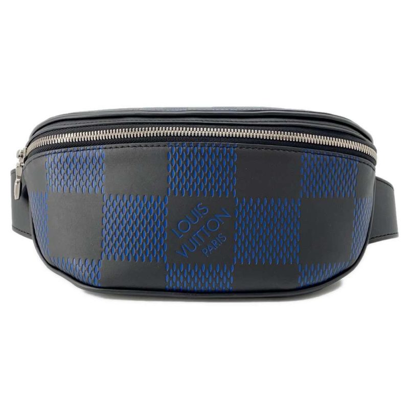 Louis Vuitton Canyon Messenger PM Utah Leather Bleu Marine