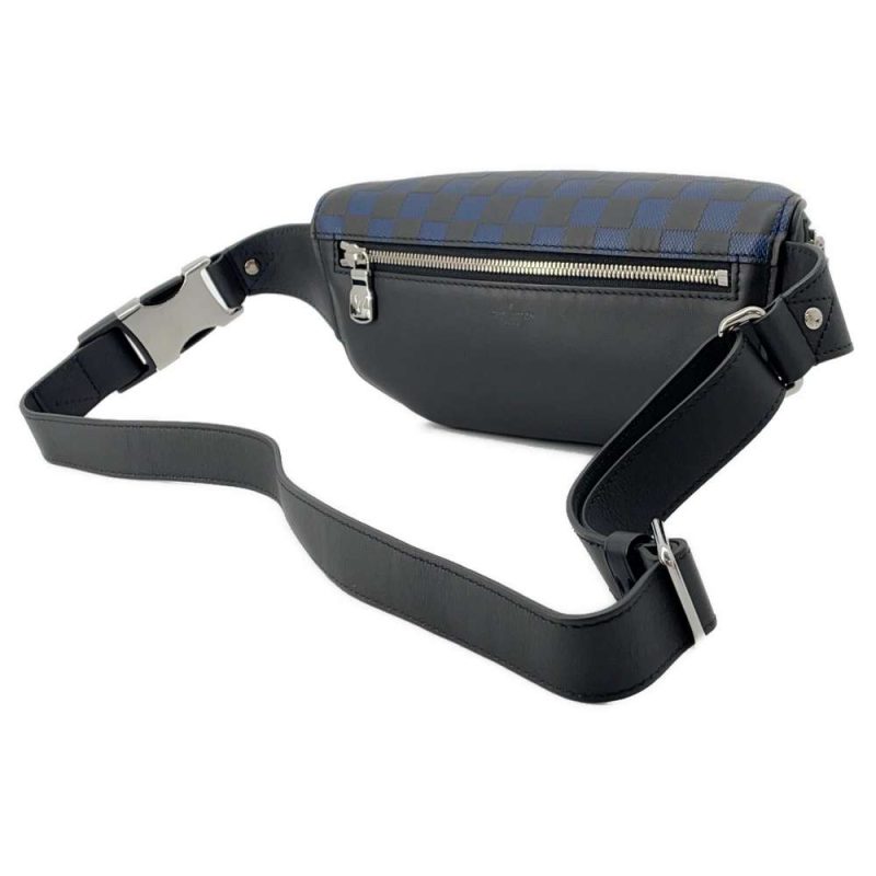Louis Vuitton Canyon Messenger PM Utah Leather Bleu Marine - Image 2