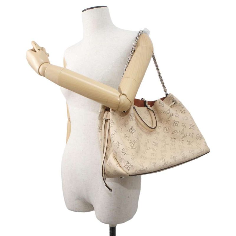 LOUIS VUITTON Bella Tote Mahina Black - Image 4