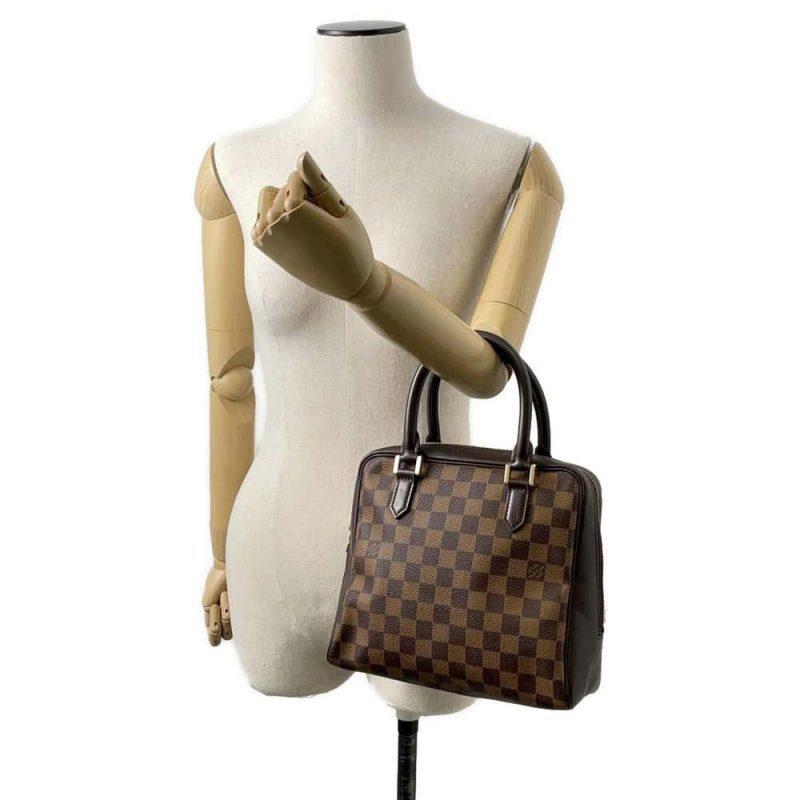 LOUIS VUITTON Brera Red N51150 Damier Ebene Canvas - Image 4