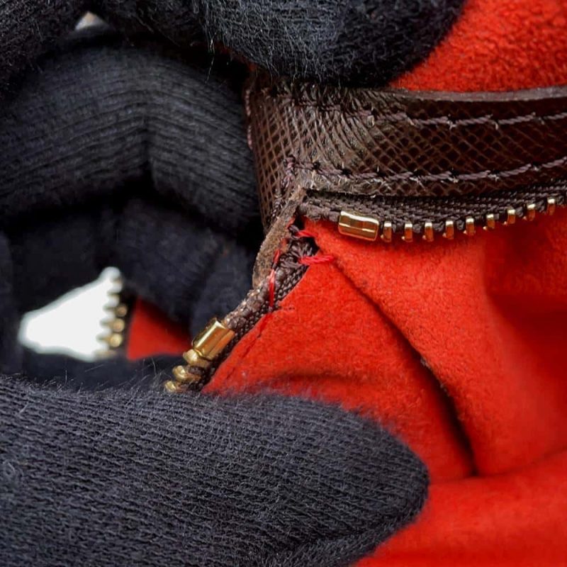 LOUIS VUITTON Brera Red N51150 Damier Ebene Canvas - Image 6