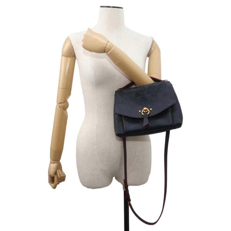 Louis Vuitton Blanche Navy Monogram Leather Shoulder bag - Image 5