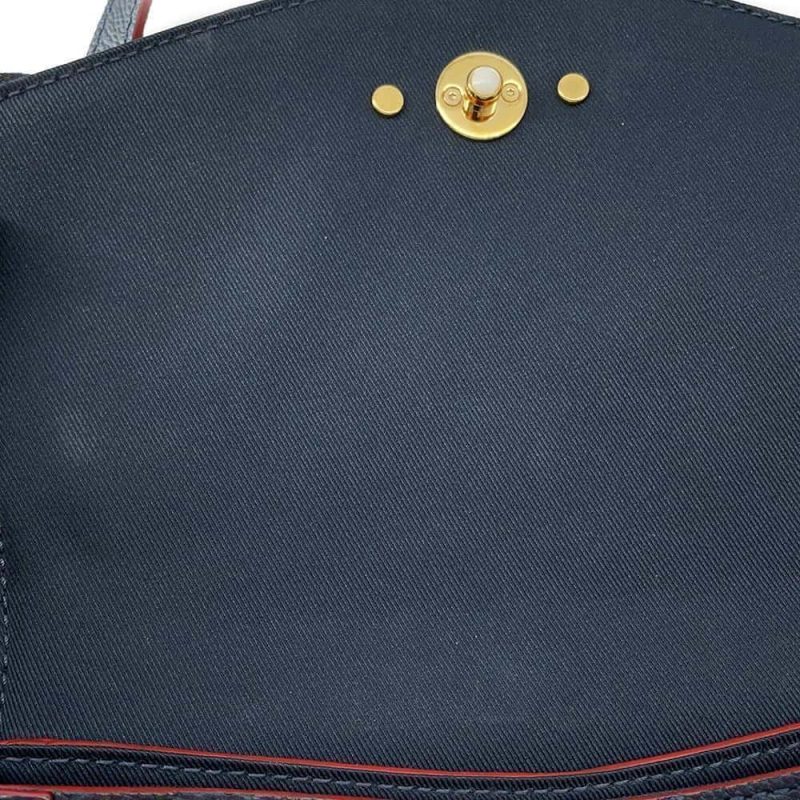 Louis Vuitton Blanche Navy Monogram Leather Shoulder bag - Image 8