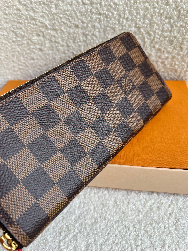 Louis Vuitton Clemence Wallet in Damier Ebene - Image 4