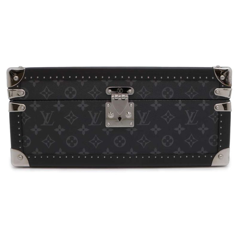 LOUIS VUITTON Coffret Jewelry Noir Monogram Eclipse