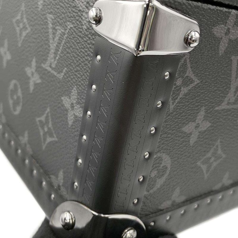 LOUIS VUITTON Coffret Jewelry Noir Monogram Eclipse - Image 7