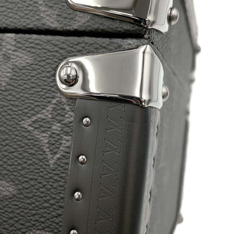 LOUIS VUITTON Coffret Jewelry Noir Monogram Eclipse - Image 9