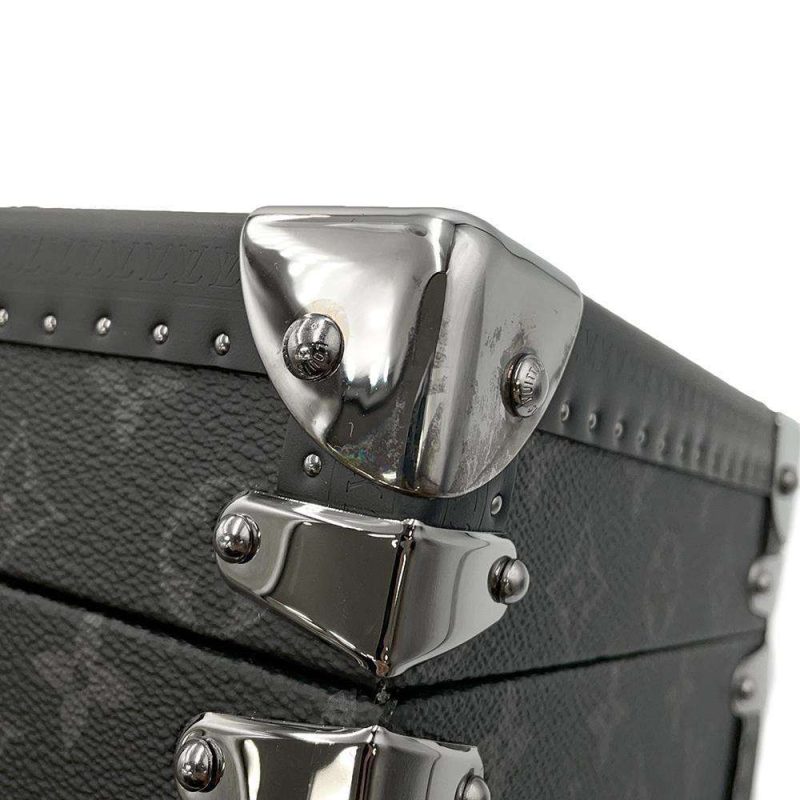 LOUIS VUITTON Coffret Jewelry Noir Monogram Eclipse - Image 10