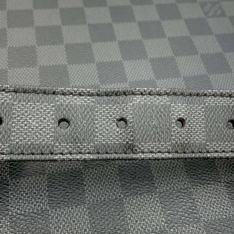 LOUIS VUITTON Cotteville Red N21341 Damier Ebene Canvas Size 45 - Image 13