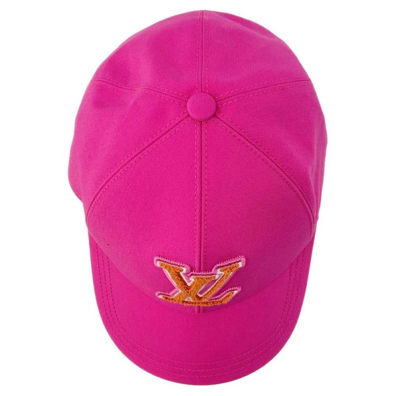 LOUIS VUITTON Cap LV Smash Size L Black M7608L Cotton - Image 4