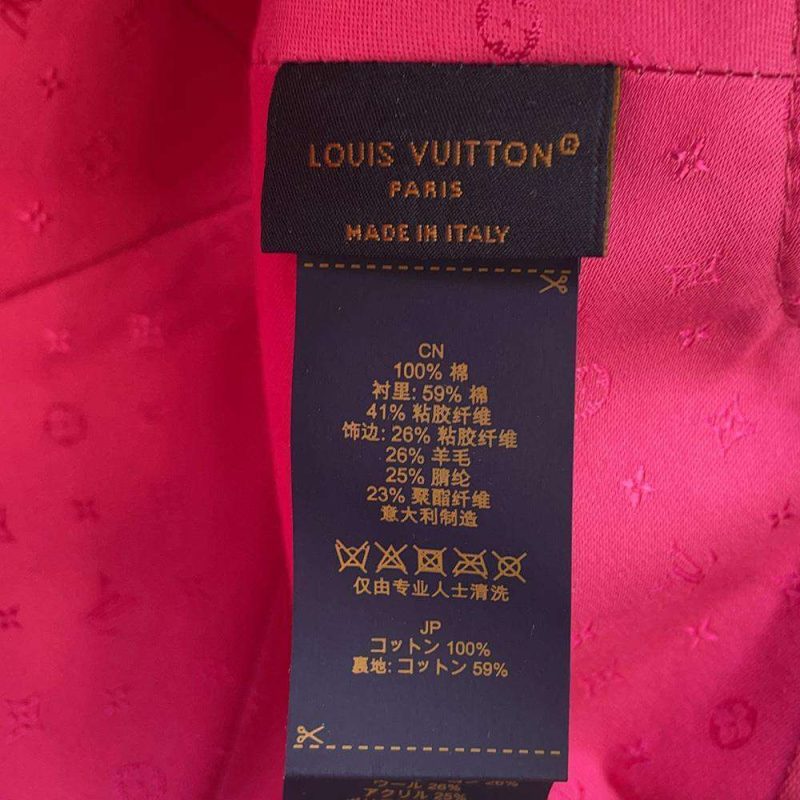 LOUIS VUITTON Cap LV Smash Size L Black M7608L Cotton - Image 8