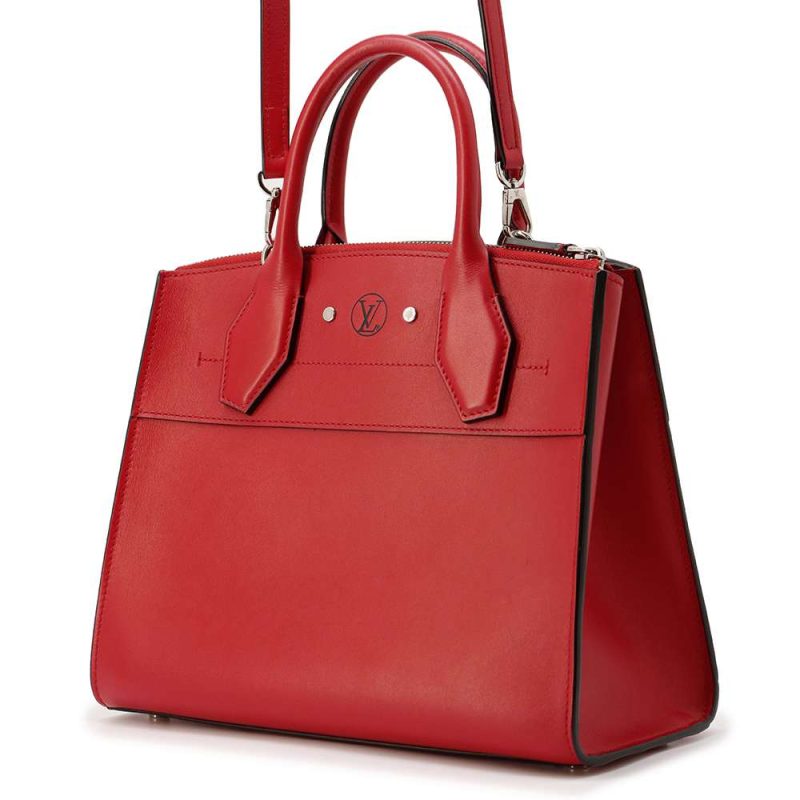 LOUIS VUITTON City・Keepall Noir M59255 Grained Calf Leather Size Aerogram - Image 2