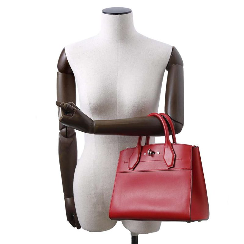 LOUIS VUITTON City・Keepall Noir M59255 Grained Calf Leather Size Aerogram - Image 5