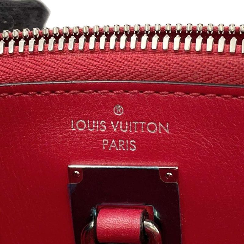 LOUIS VUITTON City・Keepall Noir M59255 Grained Calf Leather Size Aerogram - Image 16