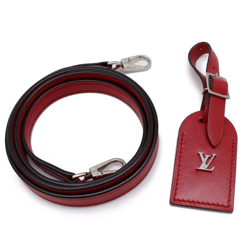 LOUIS VUITTON City・Keepall Noir M59255 Grained Calf Leather Size Aerogram - Image 18