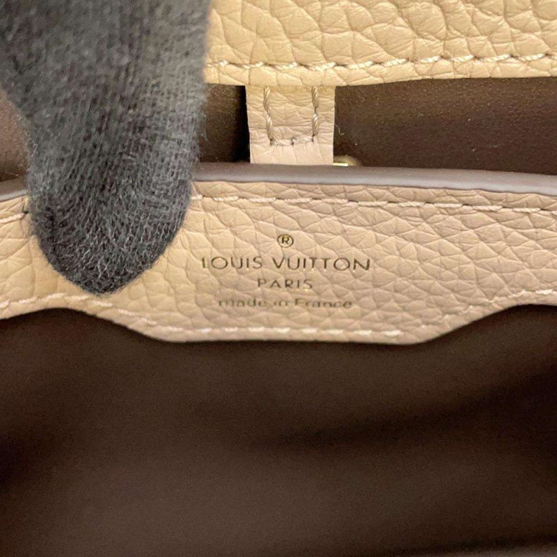 Louis Vuitton Capucines Galle Gray Beige Taurillon Leather Bifold Long Wallet - Image 12