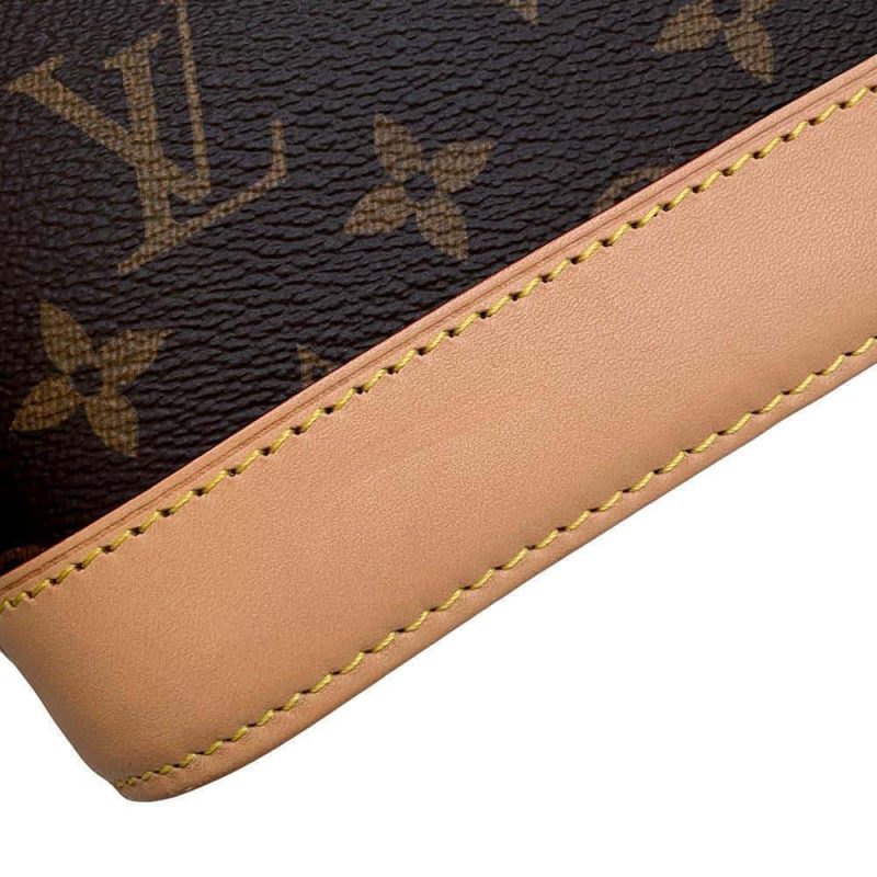 LOUIS VUITTON Alma・Soft Blue Gacier M59822 Calf Leather Monogram・Pattern Size BB - Image 6