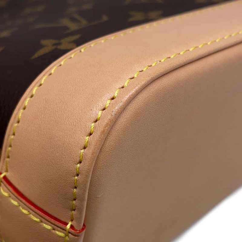 LOUIS VUITTON Alma・Soft Blue Gacier M59822 Calf Leather Monogram・Pattern Size BB - Image 8