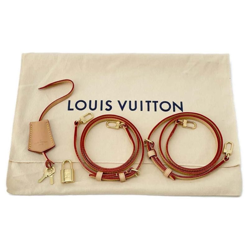 LOUIS VUITTON Alma・Soft Blue Gacier M59822 Calf Leather Monogram・Pattern Size BB - Image 12