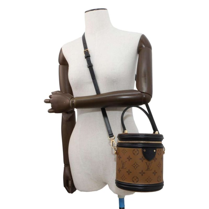 LOUIS VUITTON Cannes Noir M43986 Monogram Monogram Reverse Canvas - Image 5
