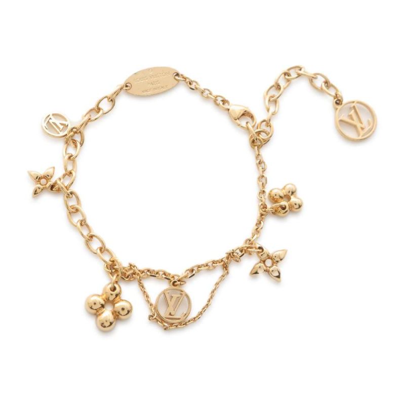 LOUIS VUITTON Bracelet・Chain Monogram Size L SilverM00309 Metal